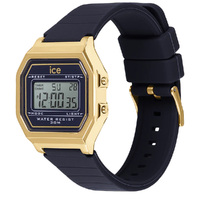 32mm Digit Retro Collection Twilight Blue & Gold Digital Womens Watch By ICE-WATCH image