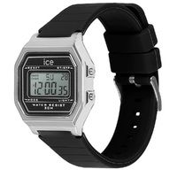32mm Digit Retro Collection Black & Silver Digital Womens Watch By ICE-WATCH image