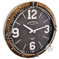 40cm Lorenzo Black and Bronze Wall Clock By COUNTRYFIELD image
