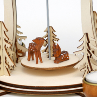 25cm Deer Christmas Pyramid image