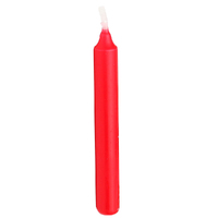Box Of 12 Red Candles (15mm Diameter) image