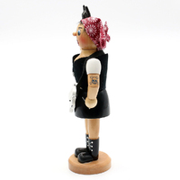 20cm Female Guitarist German Incense Burner image