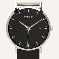 Silver Nightingale Nurses Watch with Jet Black Dial By Coluri image