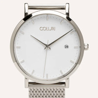 Silver Nightingale Nurses Watch with White Dial By Coluri image
