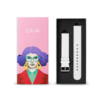 Silver XL Fabric Snow White Band By Coluri image