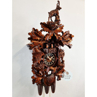 Alpine Goat 8 Day Mechanical Carved Cuckoo Clock 61cm By HÖNES image