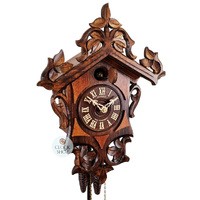 Ivy Vine 1 Day Mechanical Carved Cuckoo Clock 37cm By SCHNEIDER image