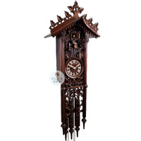 Railroad House Mahogany 8 Day Mechanical Cuckoo Clock 101cm By HERR image