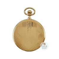 41mm Gold Unisex Pocket Watch With Pattern By CLASSIQUE (Roman) image