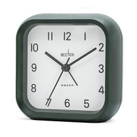 10cm Carter Green Analogue Alarm Clock By ACCTIM image