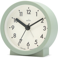 9cm Gaby Cool Mint Analogue Alarm Clock By ACCTIM image