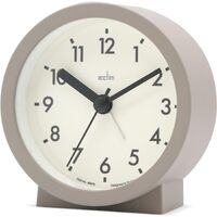 9cm Gaby Mocha Analogue Alarm Clock By ACCTIM image