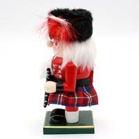 18cm Scotsman Nutcracker With White Hair image