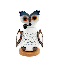 12cm Snowy Owl German Incense Burner - Assorted Designs image