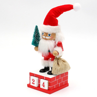 20cm Santa Claus Advent Calendar Nutcracker image