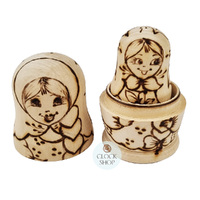 Woodburn Russian Dolls 9cm (Set Of 3) image