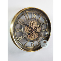 50cm Norris Bronze Moving Gear Clock By COUNTRYFIELD image