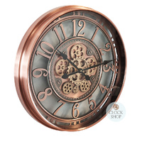 50cm Norris Copper Moving Gear Clock By COUNTRYFIELD image
