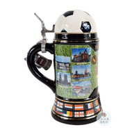 Soccer Beer Stein With Soccerball Lid 0.5L By KING image