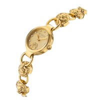 26mm Broadwood Petite Yellow Gold Womens Watch With Gold Dial By VERSACE image