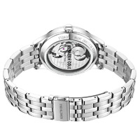 42mm Silver Automatic Mens Watch With Skeleton Dial By KENNETH COLE image