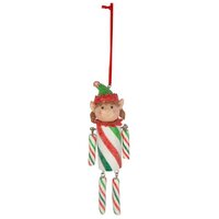 15cm Candy Elf Hanging Decoration- Assorted Designs image