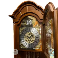 Walnut Grandfather Clock With Westminster Chime By HERMLE (Small Marks) image