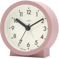 9cm Gaby Dusty Rose Analogue Alarm Clock By ACCTIM image