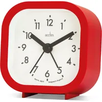 8cm Robyn Jam Red Analogue Alarm Clock By ACCTIM image