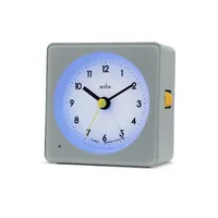 10cm Barber Pigeon Grey Easi-Set Smartlite Analogue Alarm Clock By ACCTIM image