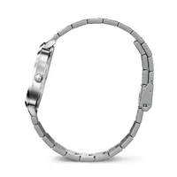 37mm Vintage Sport Silver Unisex Swiss Quartz Watch With Blue Dial & Stainless Steel Band By WENGER image