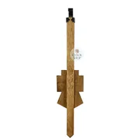 Oak Chalet Style Quartz Cuckoo Clock Pendulum (165mm) image
