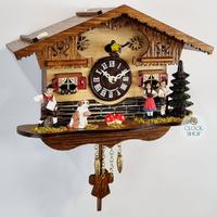 Black Forest Battery Chalet Kuckulino With Mountain Dog 16cm By TRENKLE image