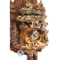 Dwarf House 8 Day Mechanical Mushroom Cuckoo Clock 60cm By GERHARD SCHMIEDER image