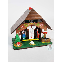 14cm Chalet Weather House Tudor Style By TRENKLE image