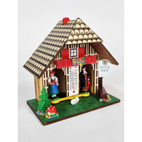 12cm Chalet Weather House Tudor Style By TRENKLE image