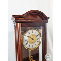 97cm Walnut 8 Day Mechanical Regulator Wall Clock With Piano Finish By AMS image