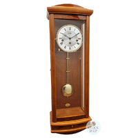 65cm Cherry 8 Day Mechanical Chiming Wall Clock With Piano Finish & Draw By AMS image