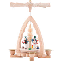 19cm Angels & Soldiers Christmas Pyramid By Richard Glässer image