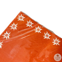 Serviette Pack (Orange & Edelweiss) image