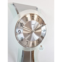 63cm Silver & Aluminium Pendulum Wall Clock By AMS  image