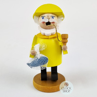 10cm Yellow Fisherman German Incense Burner By Richard Glässer image