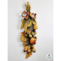 Hand Carved Hanging Fruit Medley By Thomas Eyring (Large) image