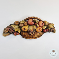 Hand Carved Fruit Bowl Medley By Thomas Eyring image