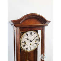 64cm Walnut 8 Day Mechanical Chiming Wall Clock By AMS image