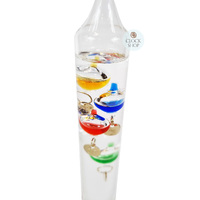 18cm Multi-Coloured Galileo Thermometer image