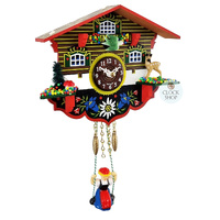 Swiss House Battery Chalet Kuckulino With Swinging Doll 14cm By TRENKLE image