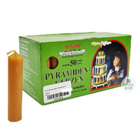 Box Of 50 Gold Candles (14mm Diameter) image