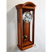 66cm Cherry 8 Day Mechanical Chiming Wall Clock By AMS image