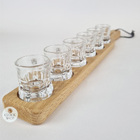 Schnapps Serving Board With 6 Glasses image